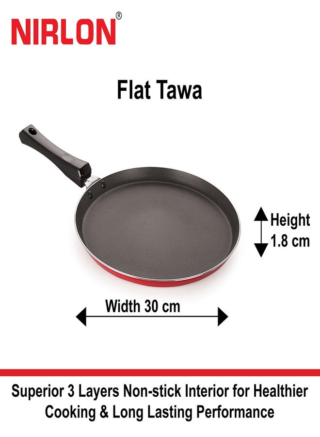Nirlon Non-Stick Aluminium Stain Resistance Non-Induction 3 Piece Cookware Utensil with Premium Quality - Image 2